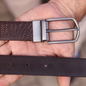 Woven Embossed Reversible Belt