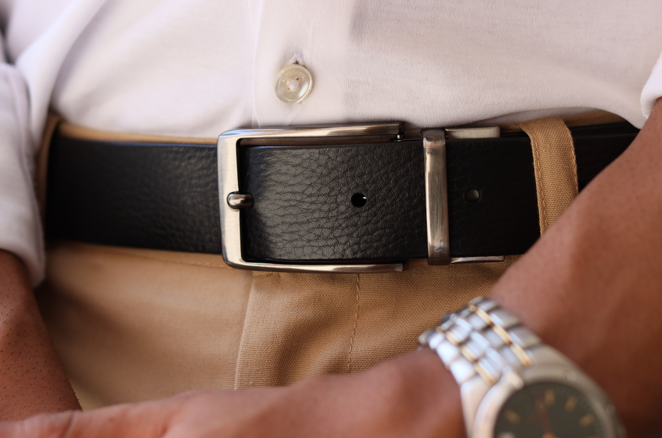 Pebble Grain Reversible Belt